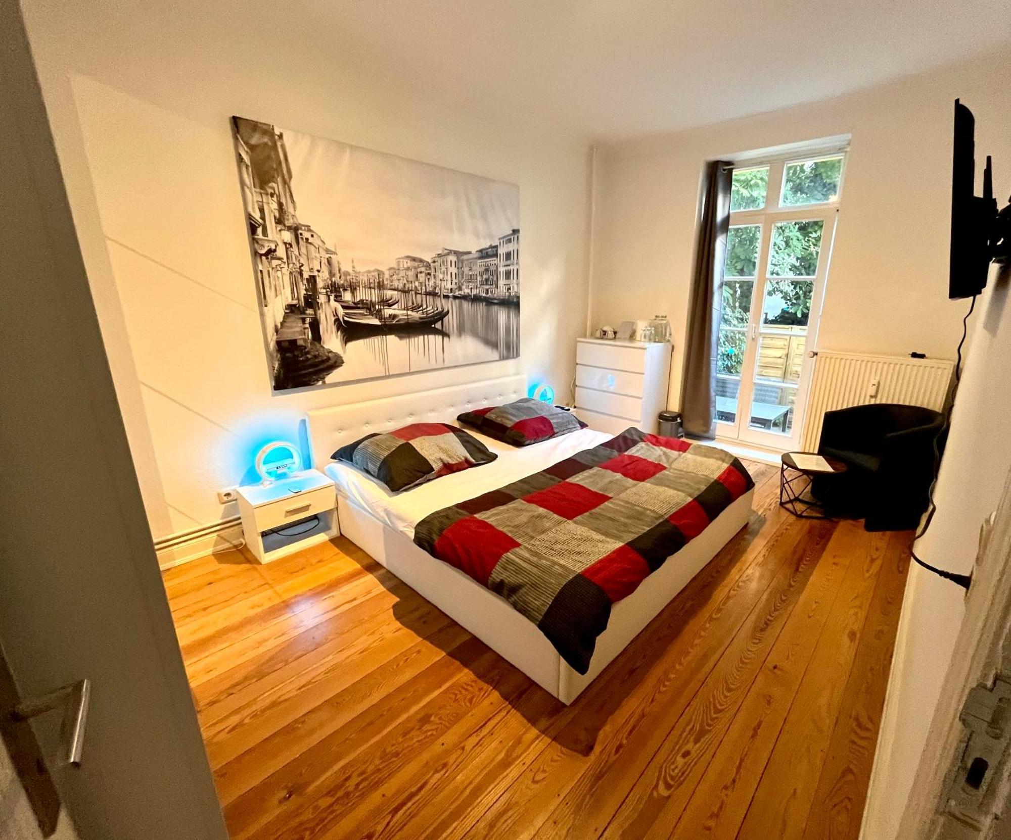Doppelzimmer Mit Terrasse In Privatem Zuhause Lübeck Dış mekan fotoğraf